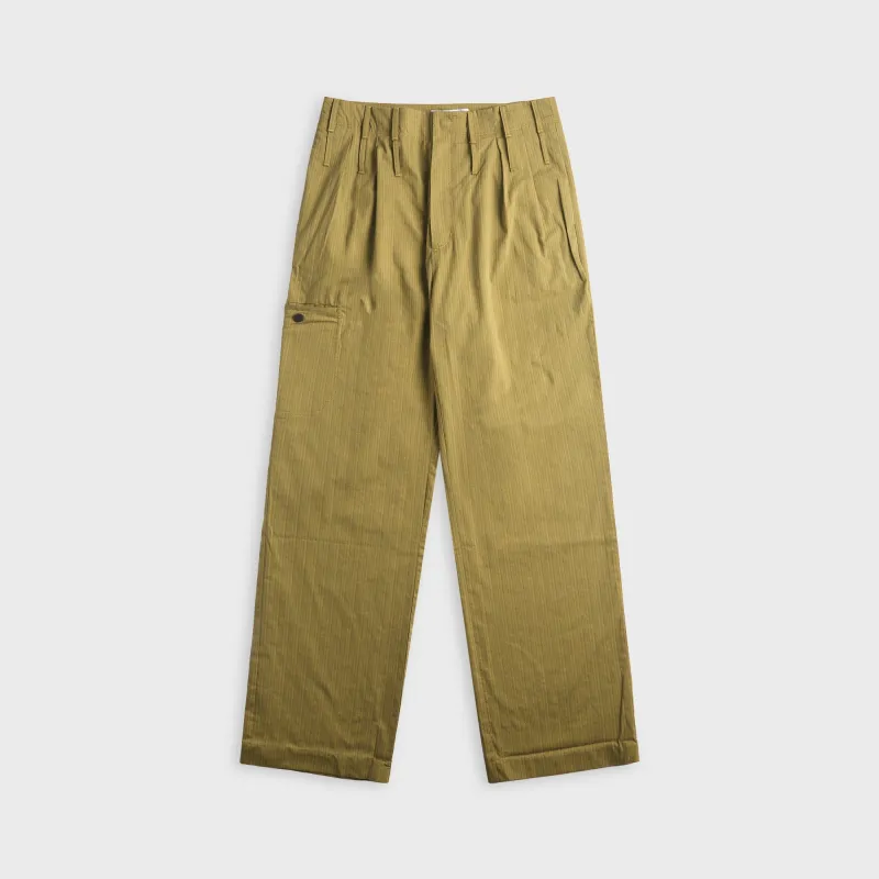 Kiko Kostadinov Ferenc Trouser - Lime Stripe made by Kiko Kostadinov