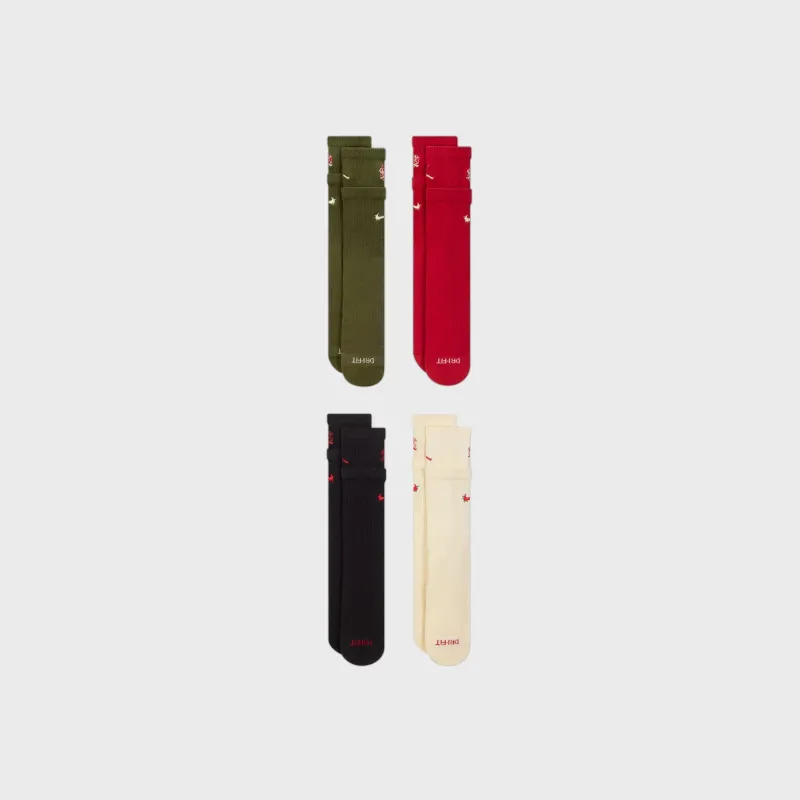 Jordan x Teyana Taylor Everyday Plus Cushioned Crew Socks - Multi made by Jordan
