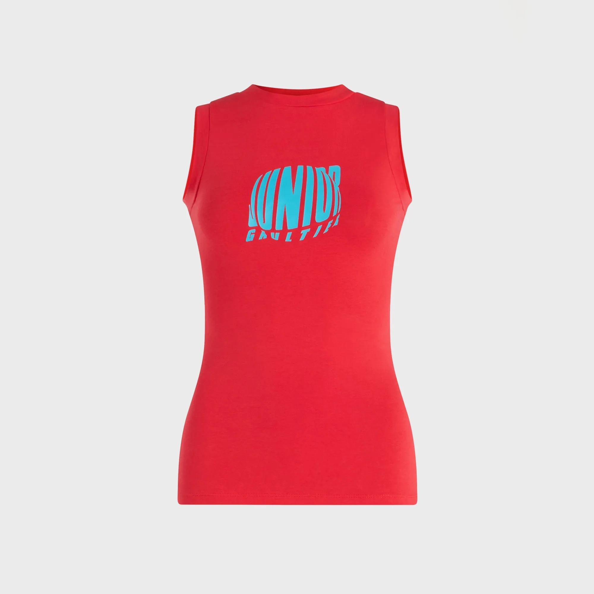 Jean Paul Gaultier Stretch Viscose Jersey Tank Top - Red sold by Kith