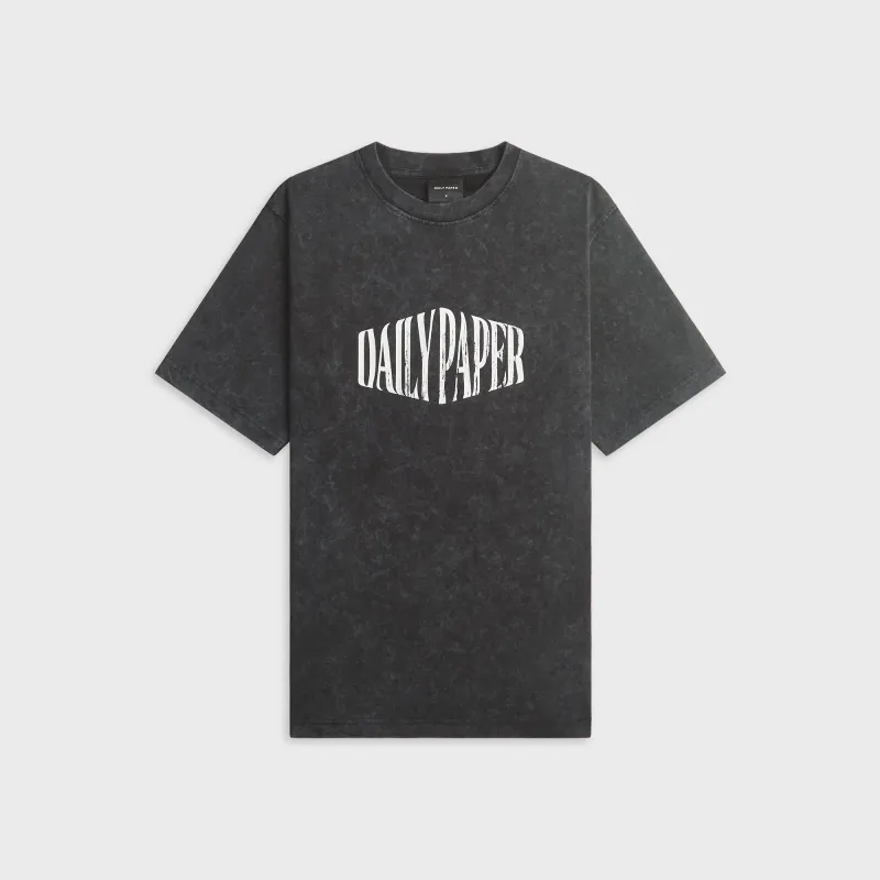 Daily Paper Vintage Short Sleeve Tee - Black made by Daily Paper