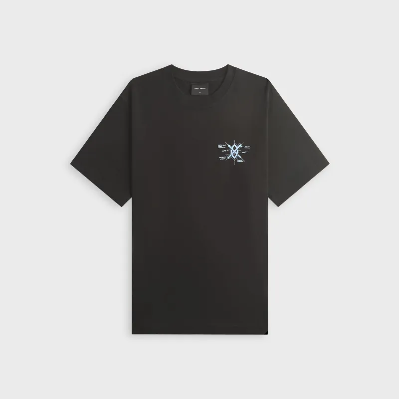 Daily Paper Shield Evolution Short Sleeve Tee - Black made by Daily Paper