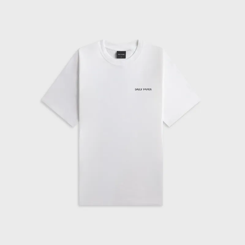 Daily Paper Chain Shield Short Sleeve Tee - White made by Daily Paper