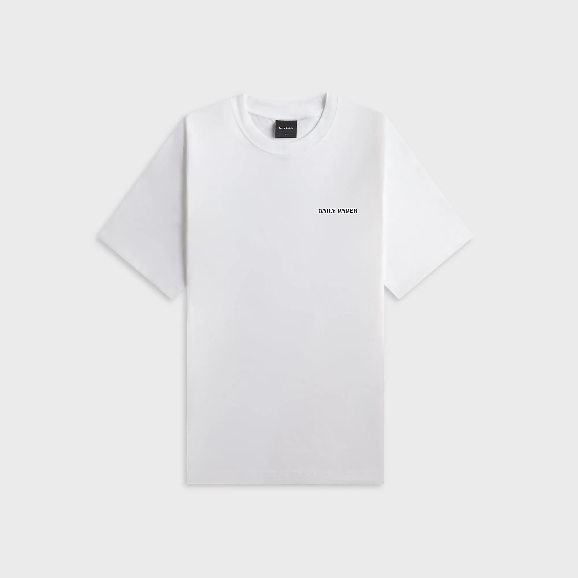 Daily Paper Chain Shield Short Sleeve Tee - White sold by Kith