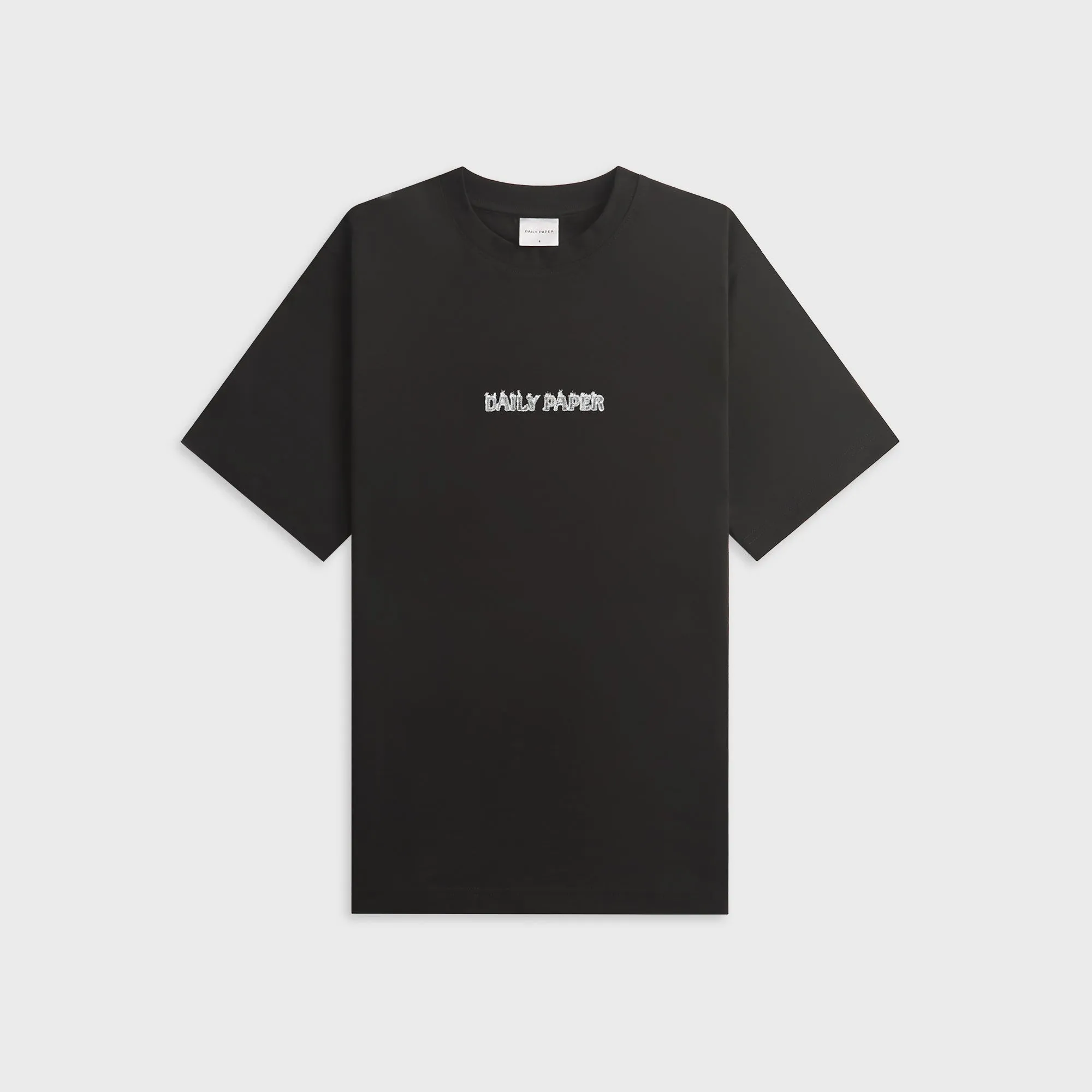 Daily Paper Burning Shield Short Sleeve Tee - Black sold by Kith