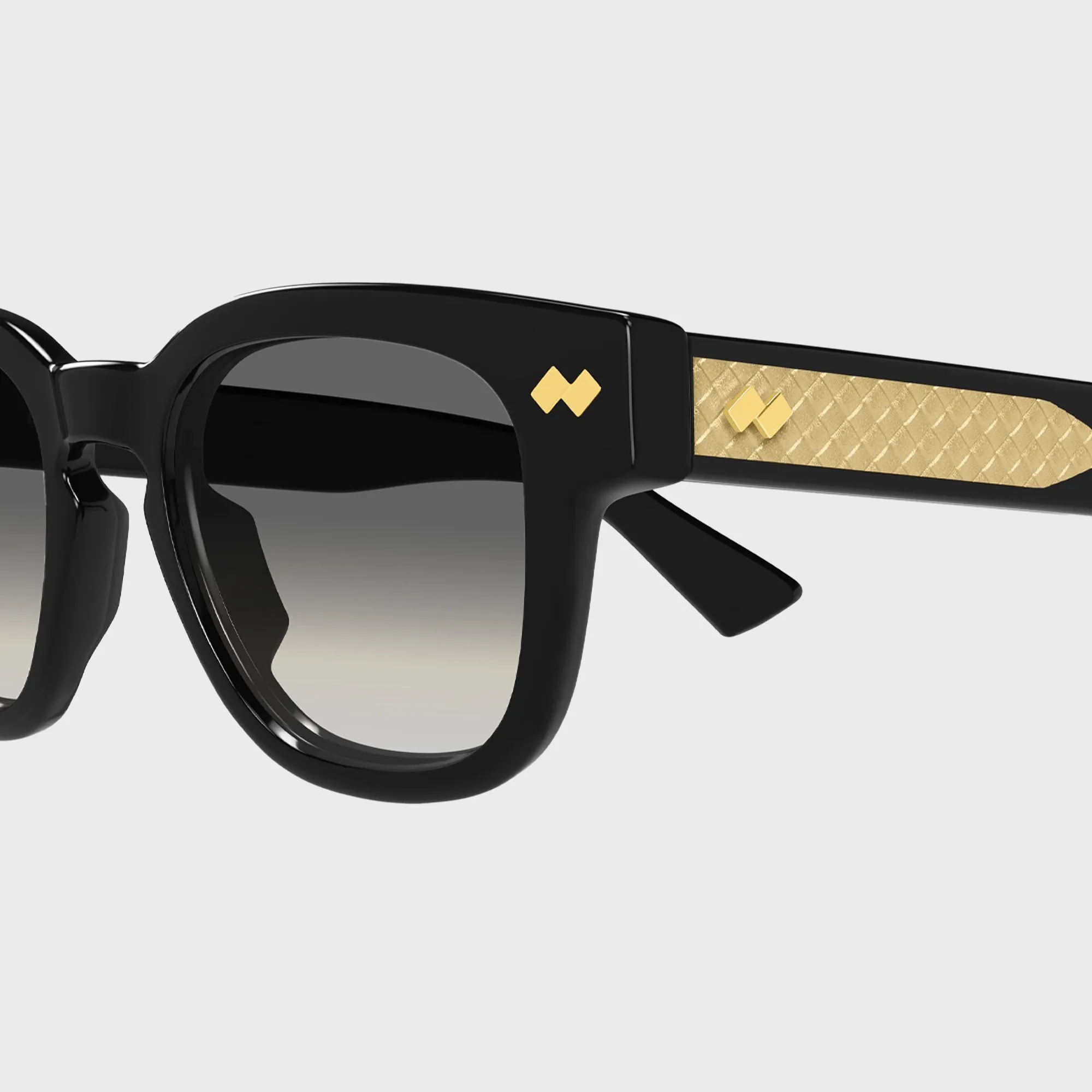 Bottega Veneta BV1441S Recycled Acetate Sunglasses - Black / Grey sold by Kith product image thumbnail 3