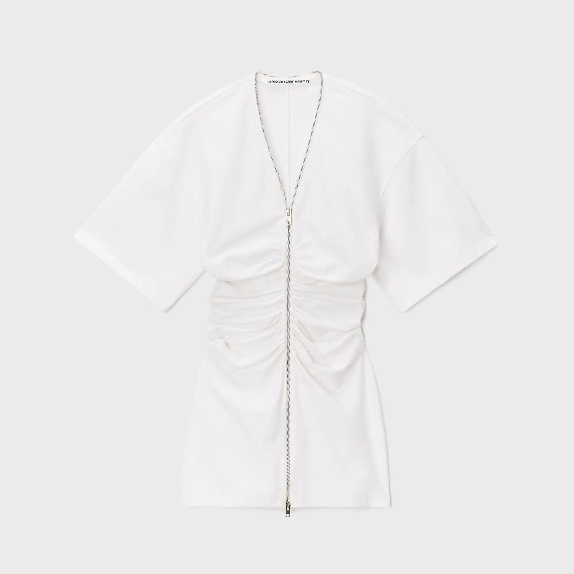 Alexander Wang Zipper Tee Dress - White sold by Kith
