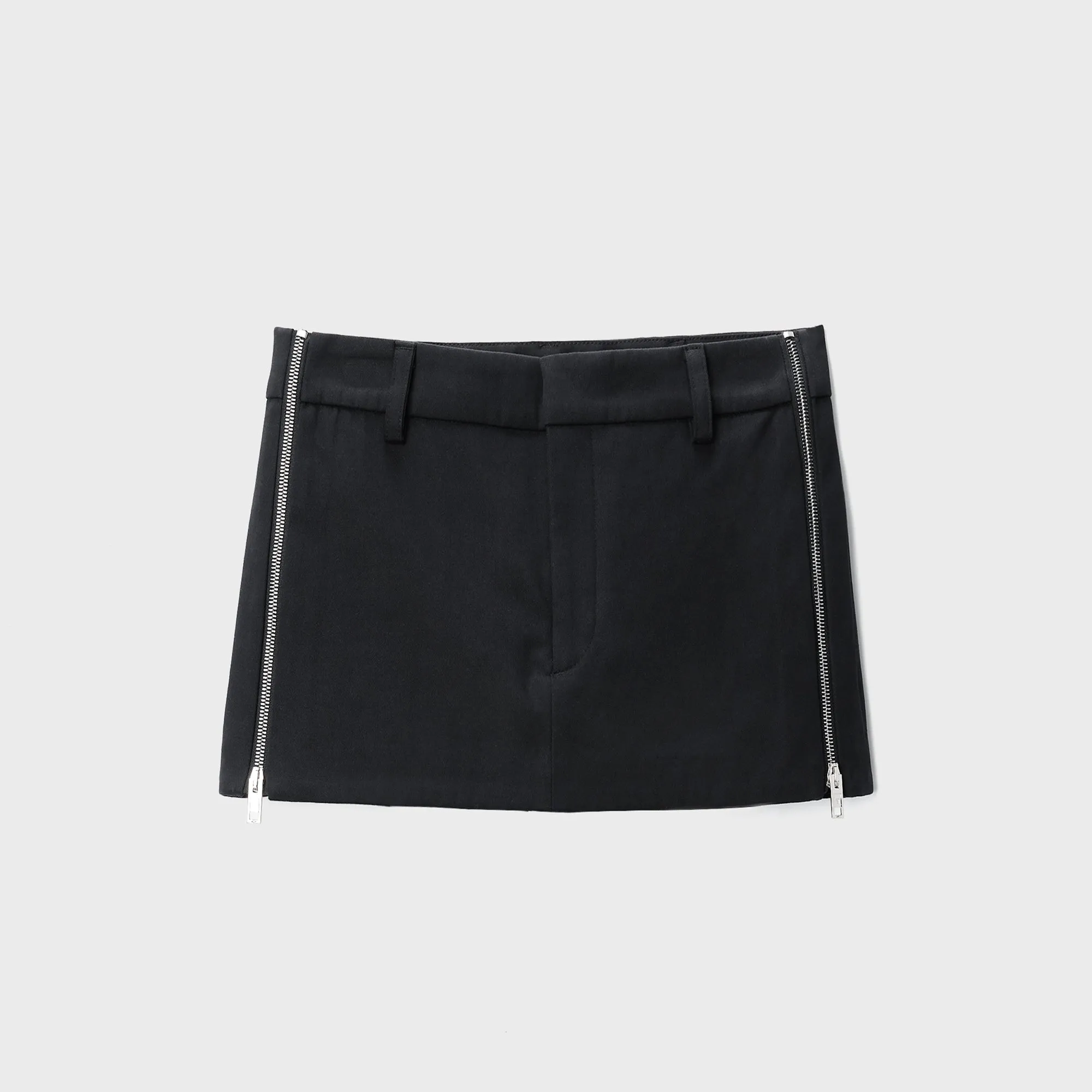 Alexander Wang Zip Mini Skort - Black sold by Kith