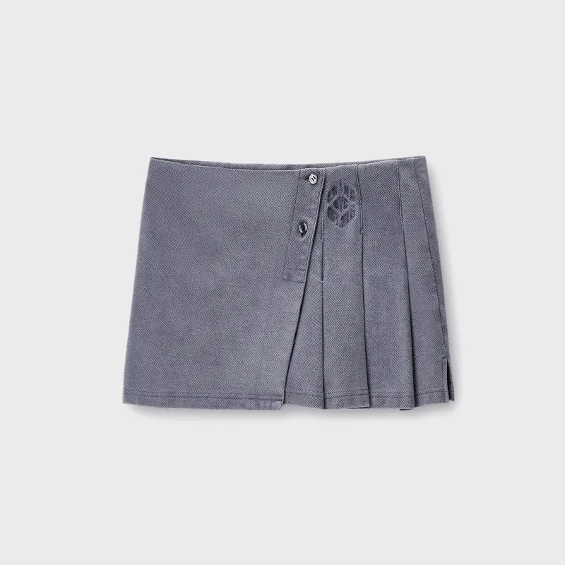 Alexander Wang Pleated Wrap Mini Skirt - Navy made by Alexander Wang
