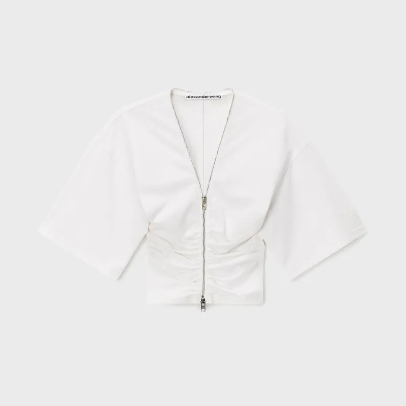 Alexander Wang Gathered Tee - White made by Alexander Wang