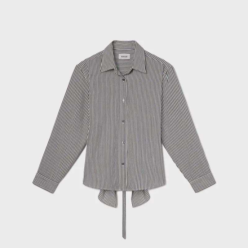 Agolde Theo Shirt - Solene Stripe made by Agolde