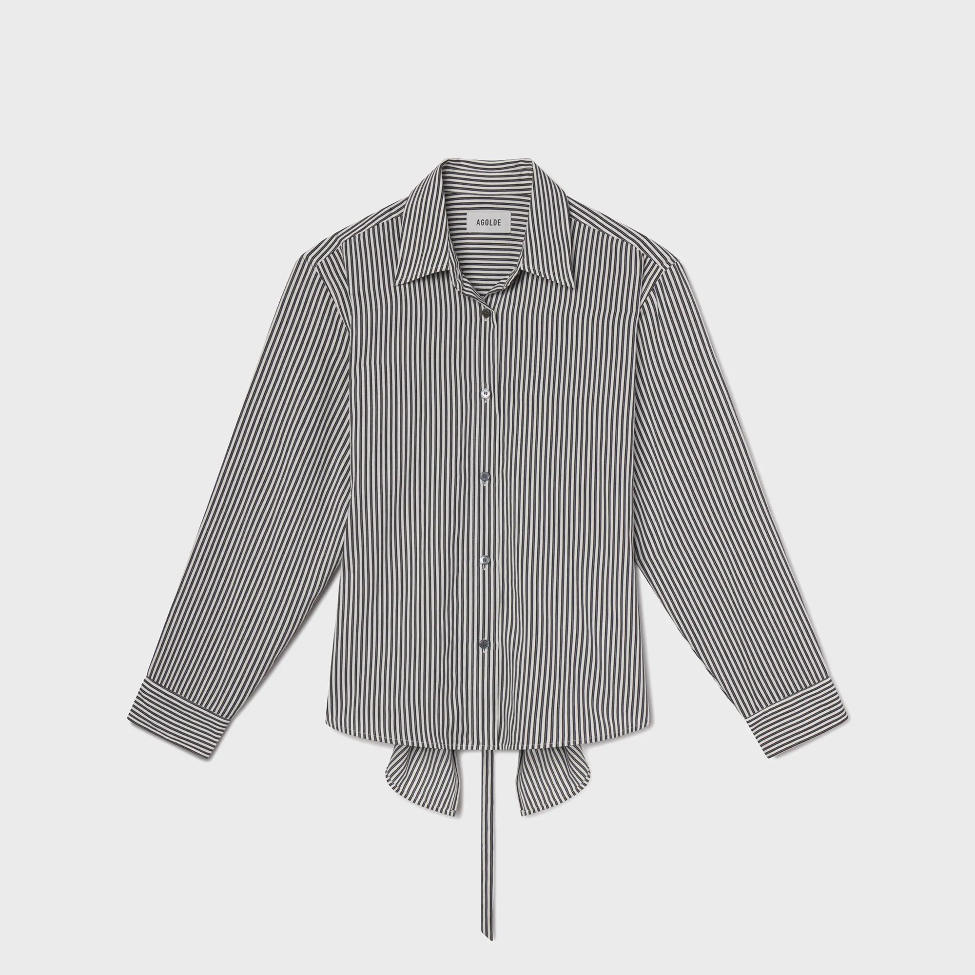 Agolde Theo Shirt - Solene Stripe sold by Kith