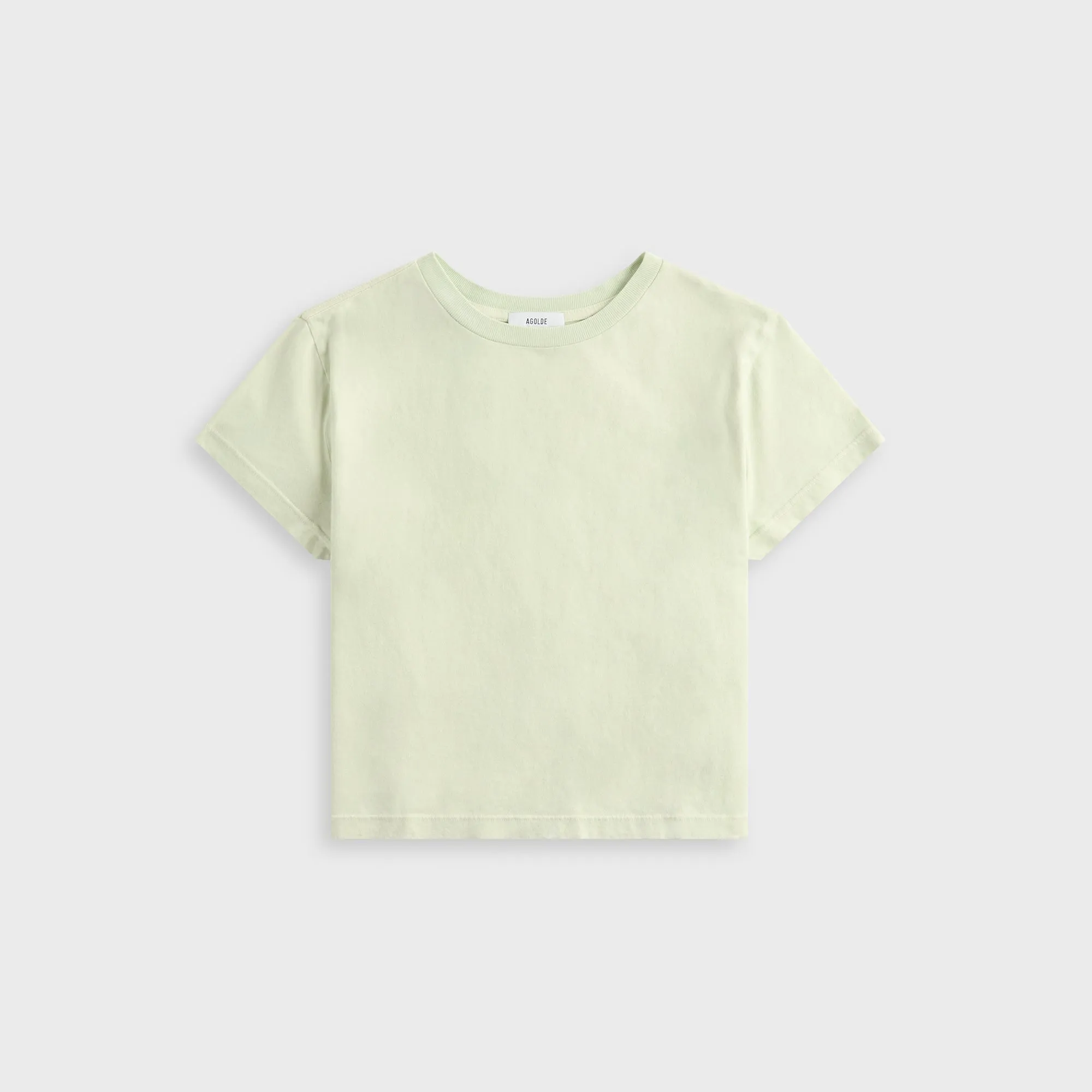 Agolde Adine Shrunken Tee - Mint Cream sold by Kith