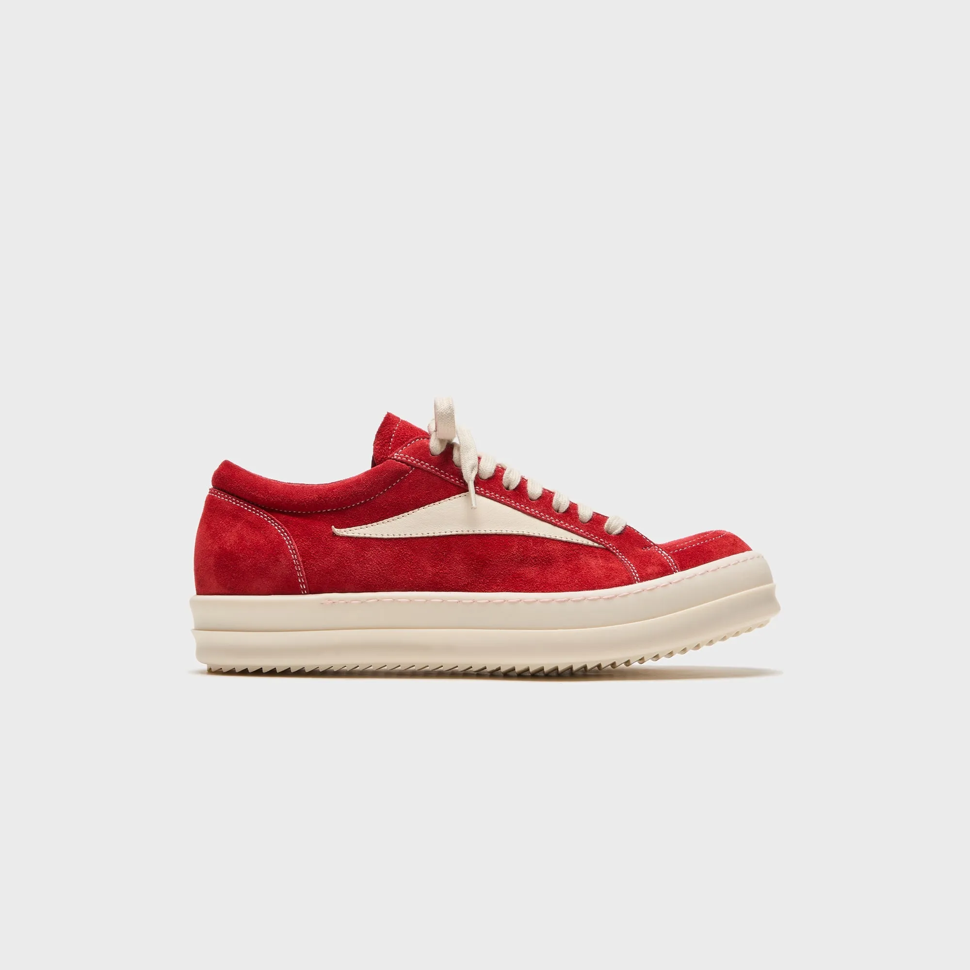 Rick Owens Vintage Sneaks - Carnelian / Milk sold by Kith