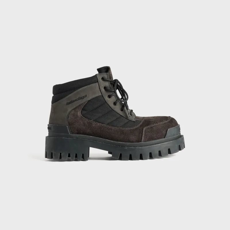 Balenciaga Combat Strike Low Boot - Brown / Black made by Balenciaga