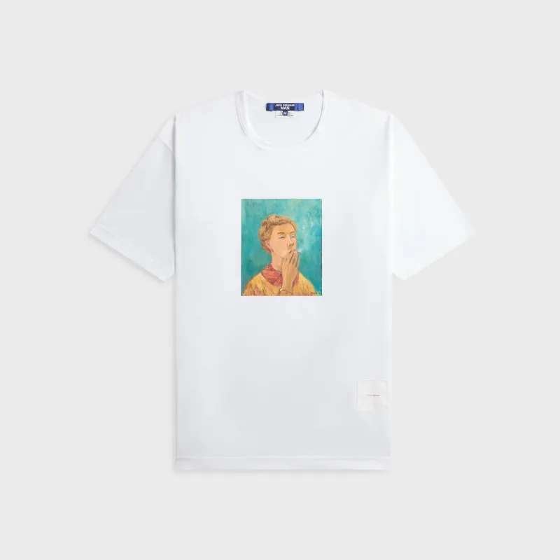 Junya Watanabe MAN Printed Tee - White made by Junya Watanabe