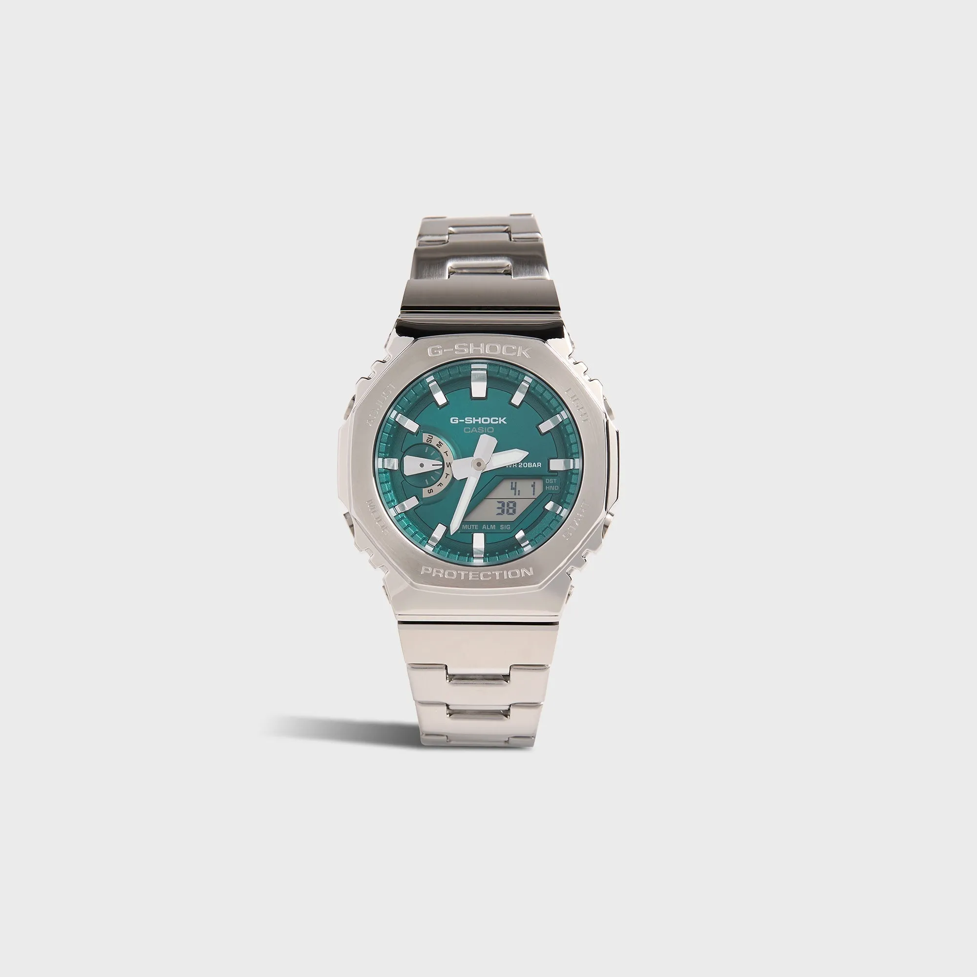 G-SHOCK GM2110D-3A1 - Silver / Green sold by Kith