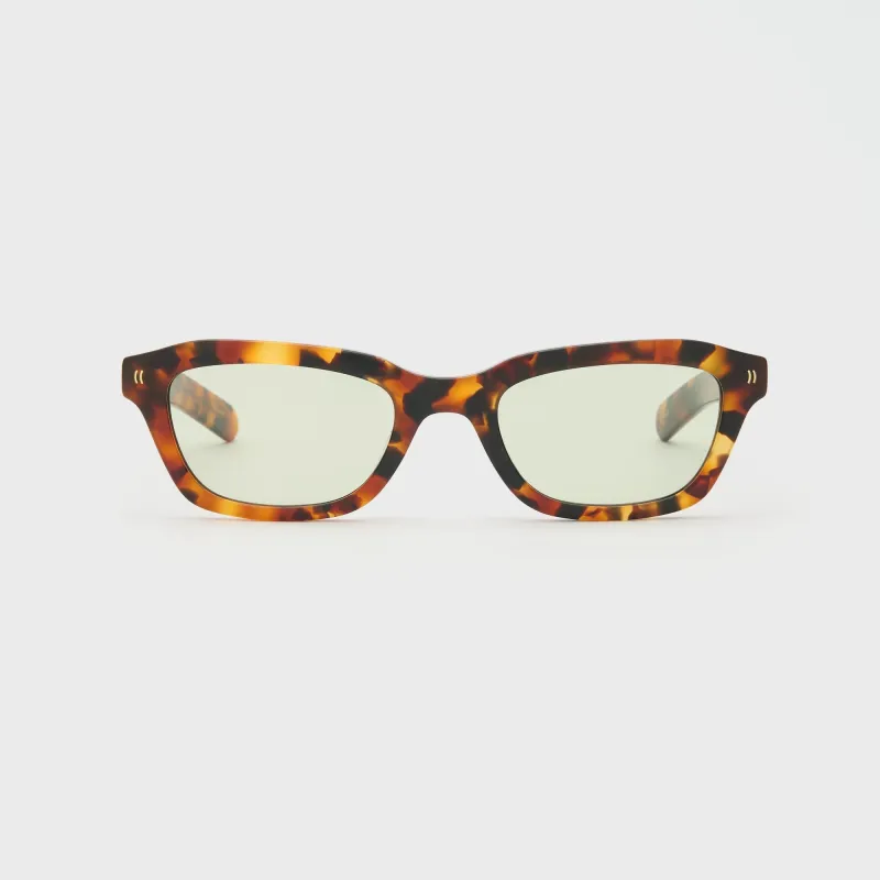 Flatlist Clint - Classic Havana / Chill Out Green Lens made by Kith