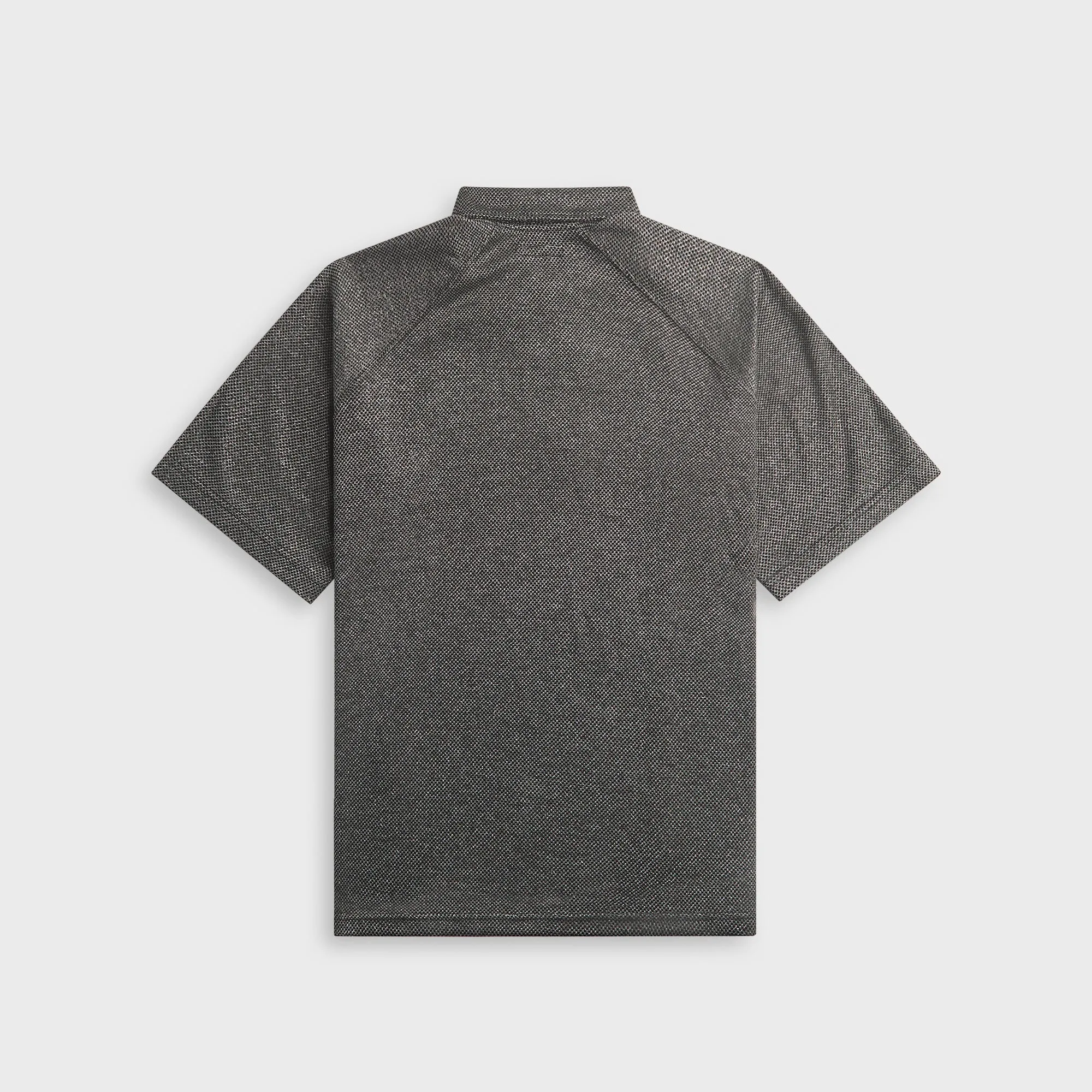 Engineered Garments Lurex Knit Jersey Polo Shirt - Black / Silver sold by Kith product image thumbnail 2
