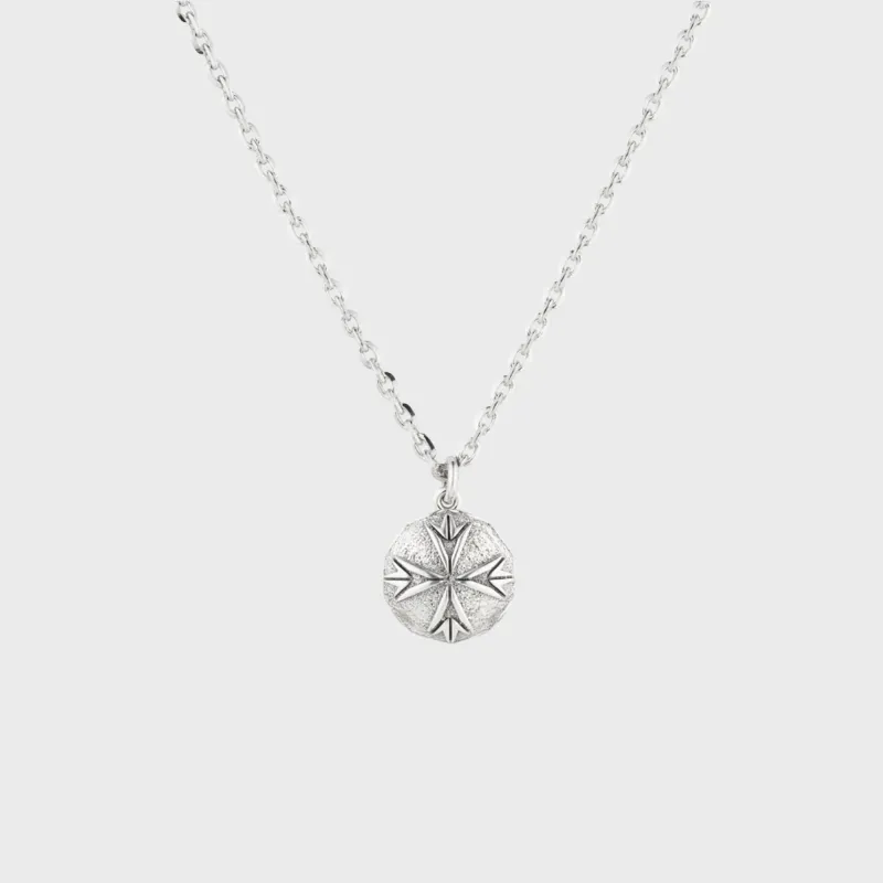 Emanuele Bicocchi Logo Scudo Necklace - Silver made by Kith