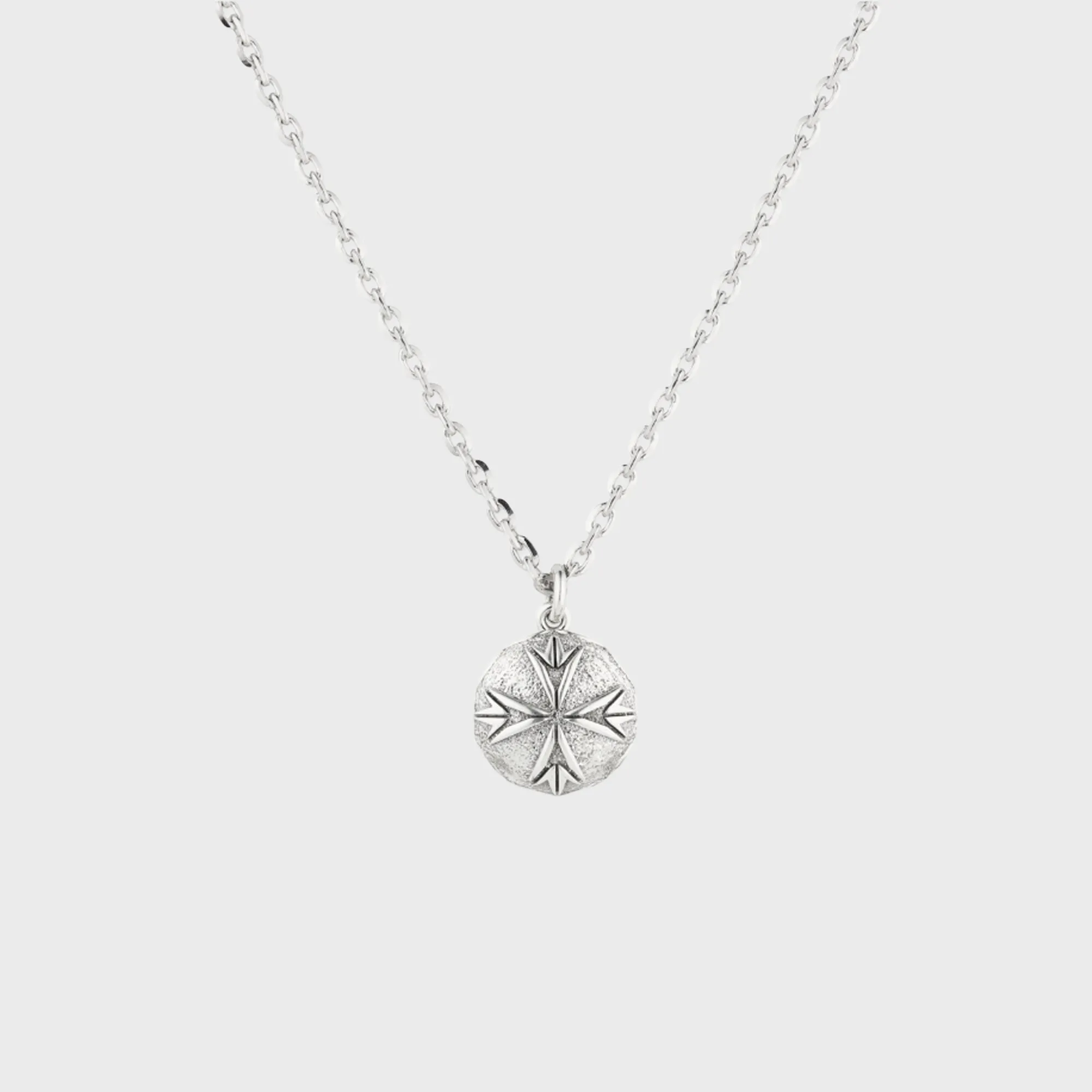 Emanuele Bicocchi Logo Scudo Necklace - Silver sold by Kith