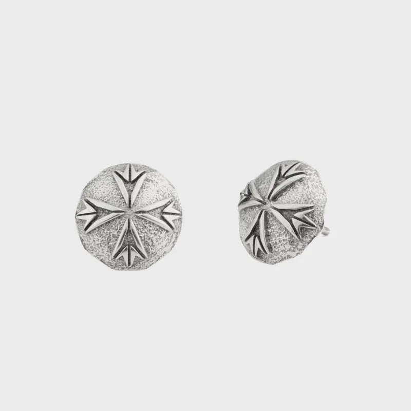 Emanuele Bicocchi Logo Scudo Earring - Silver made by Kith