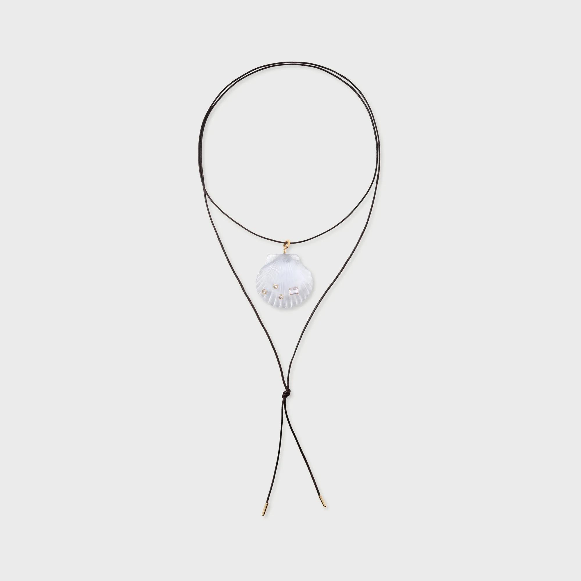 Eliou Vieira Wrap Necklace - Black sold by Kith