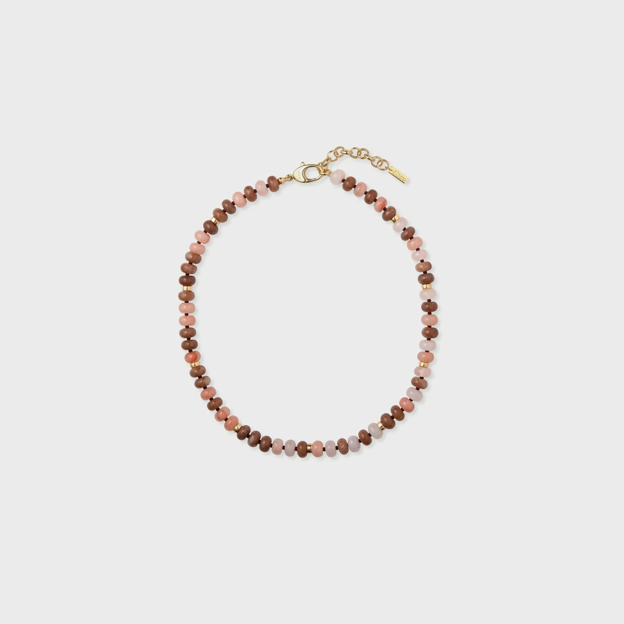 Eliou Diero Necklace - Pink / Brown sold by Kith