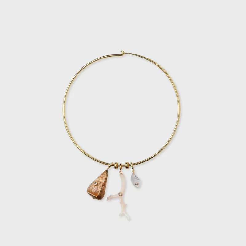 Eliou Briny Necklace - Gold made by Kith