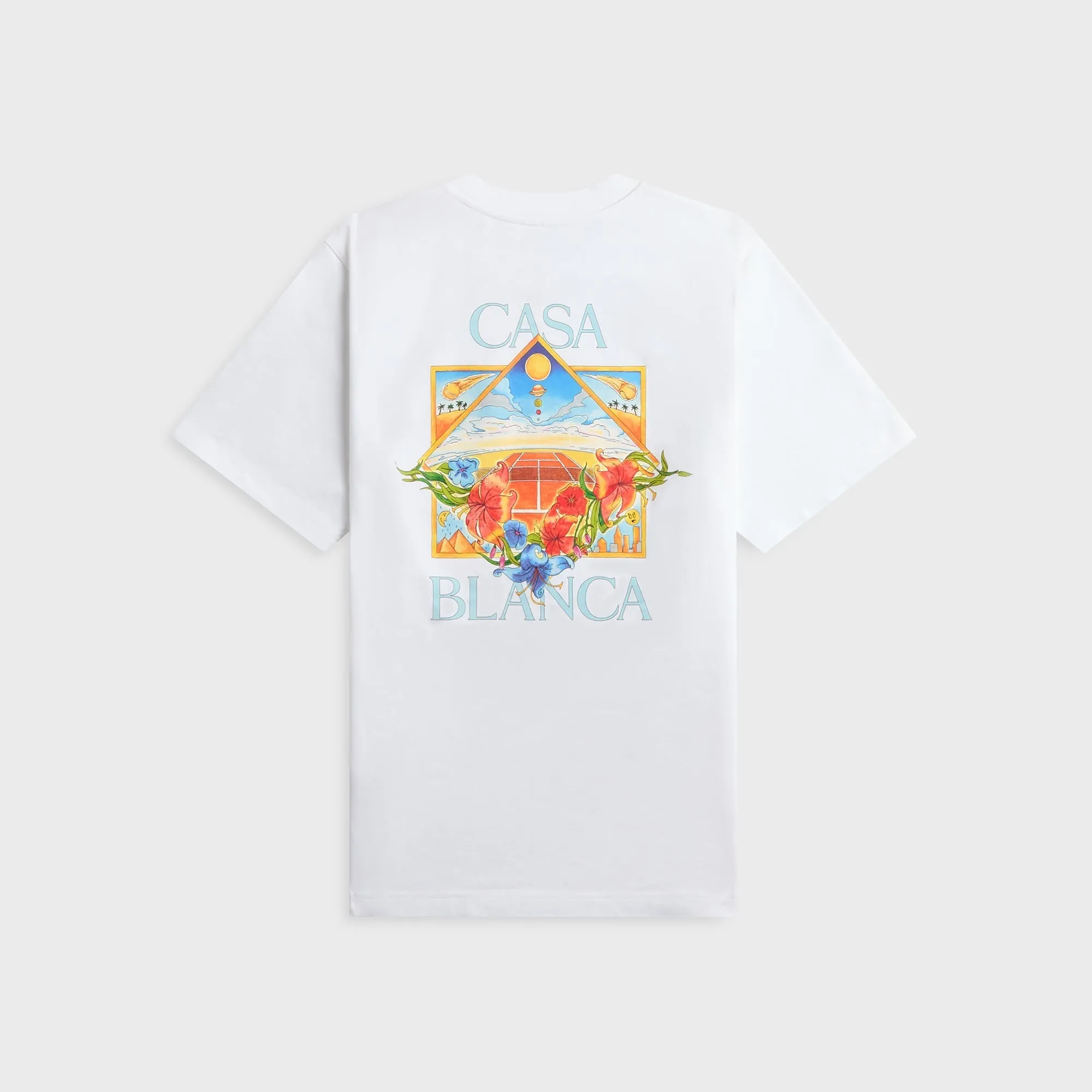 Casablanca Tennis Landscape Classic Tee - Bright White sold by Kith product image thumbnail 2