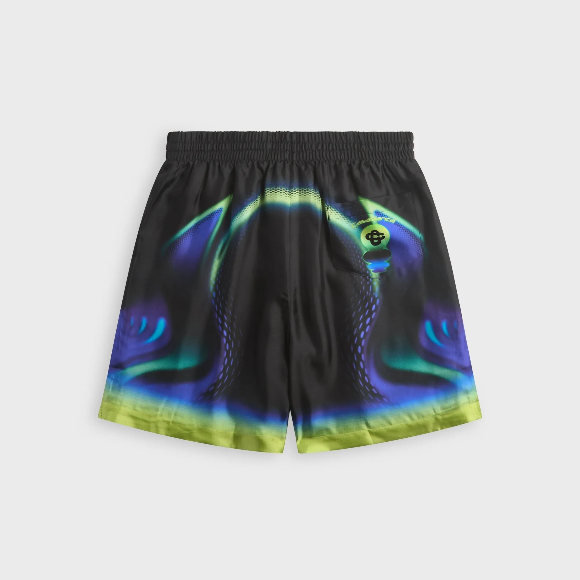 Casablanca Sporchid Silk Short - Black sold by Kith product image thumbnail 2