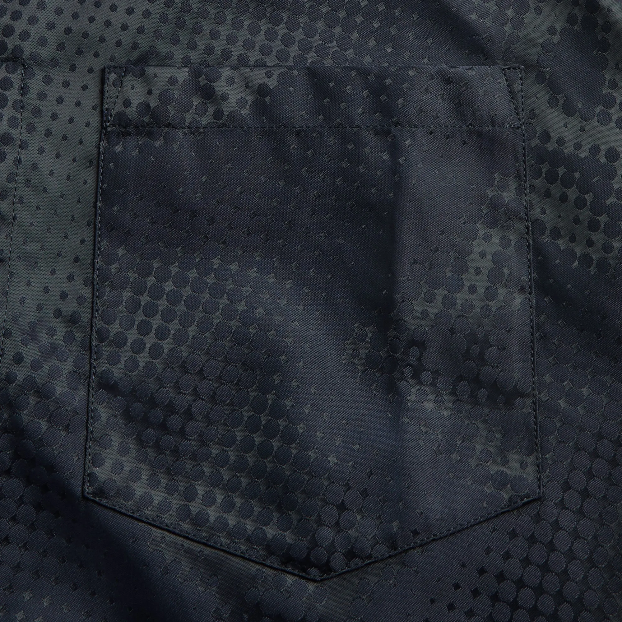 Casablanca Half Tone Monogram Short Sleeve Shirt - Navy sold by Kith product image thumbnail 3