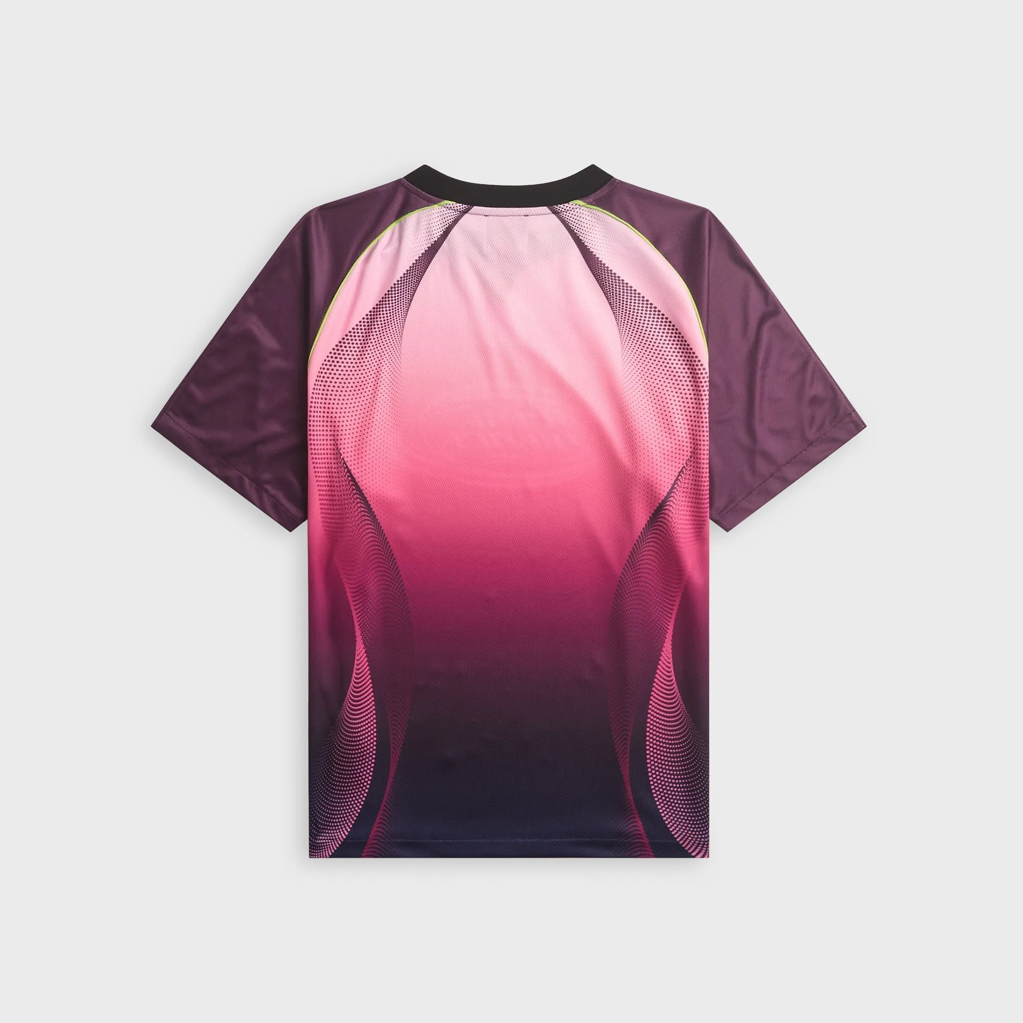 Casablanca Gradient Short Sleeve Football Jersey - Aubergine sold by Kith product image thumbnail 2