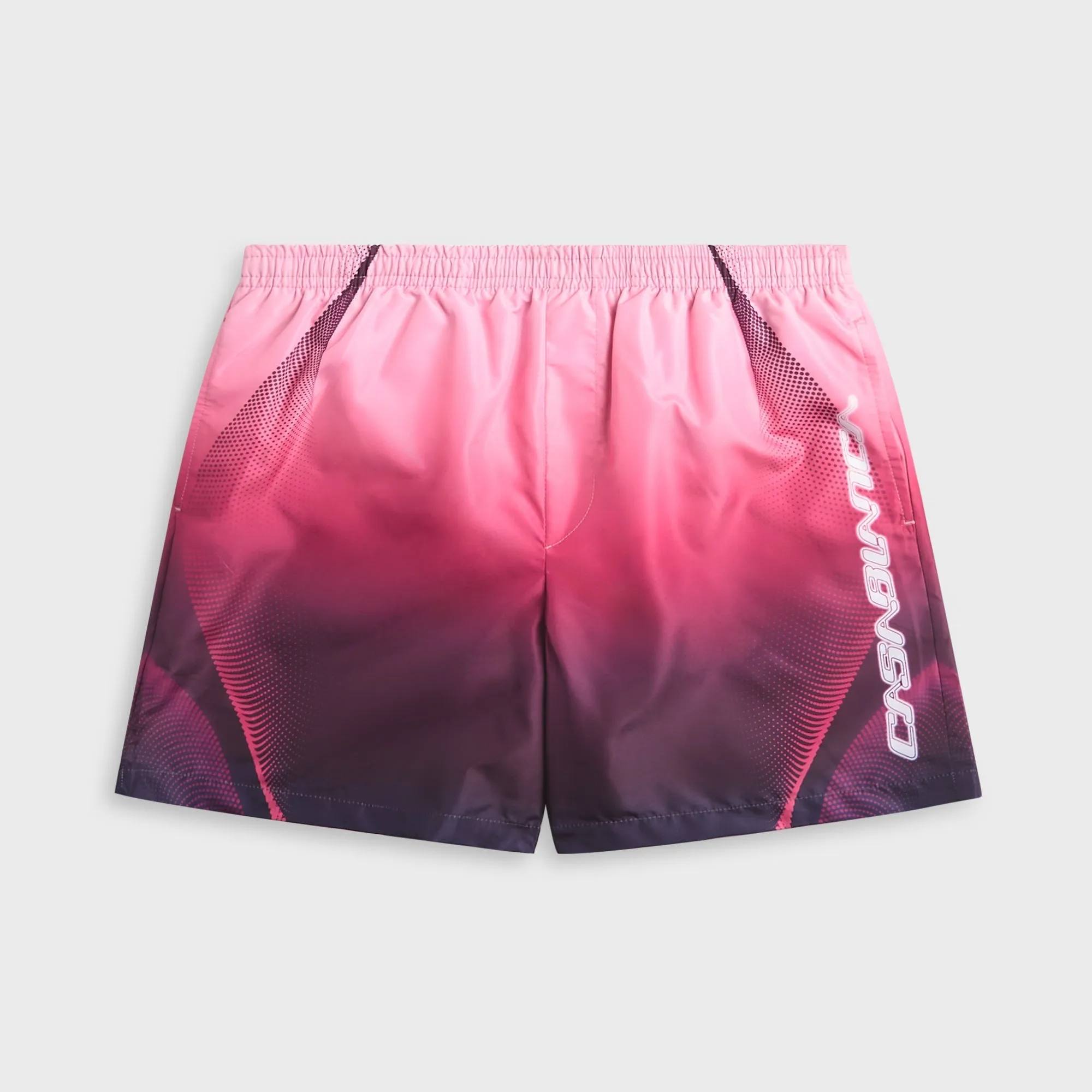 Casablanca Gradient Printed Swim Short - Aubergine sold by Kith