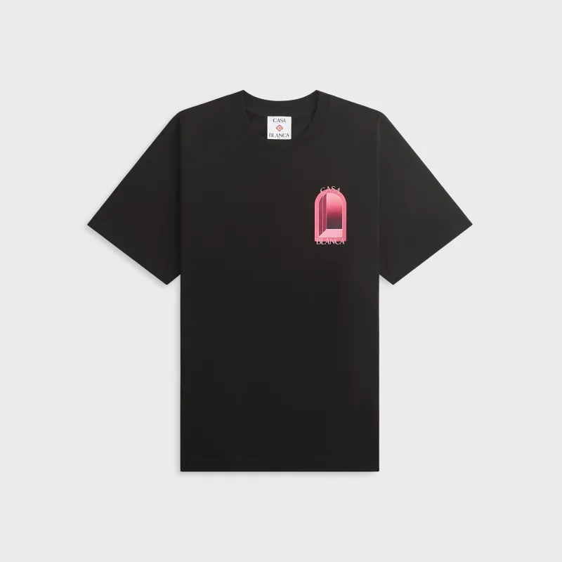 Casablanca Arches Classic Tee - Black made by Casablanca