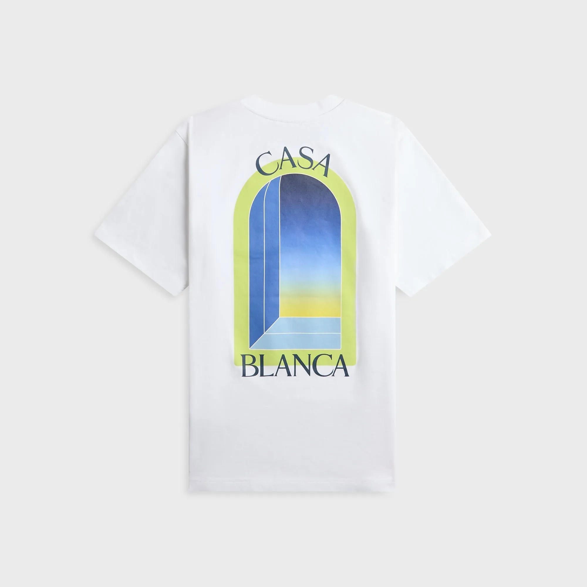 Casablanca Arches Classic Short Sleeve Tee - White sold by Kith product image thumbnail 2