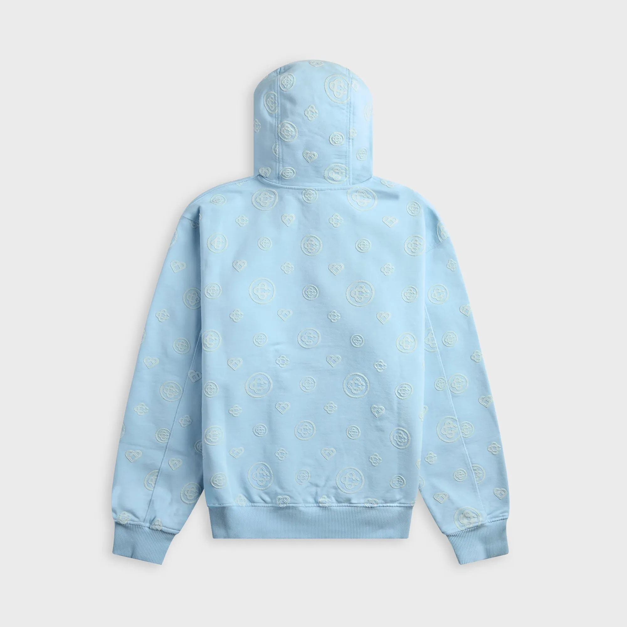 Casablanca Applique Monogram Hooded Sweatshirt - Blue sold by Kith product image thumbnail 2