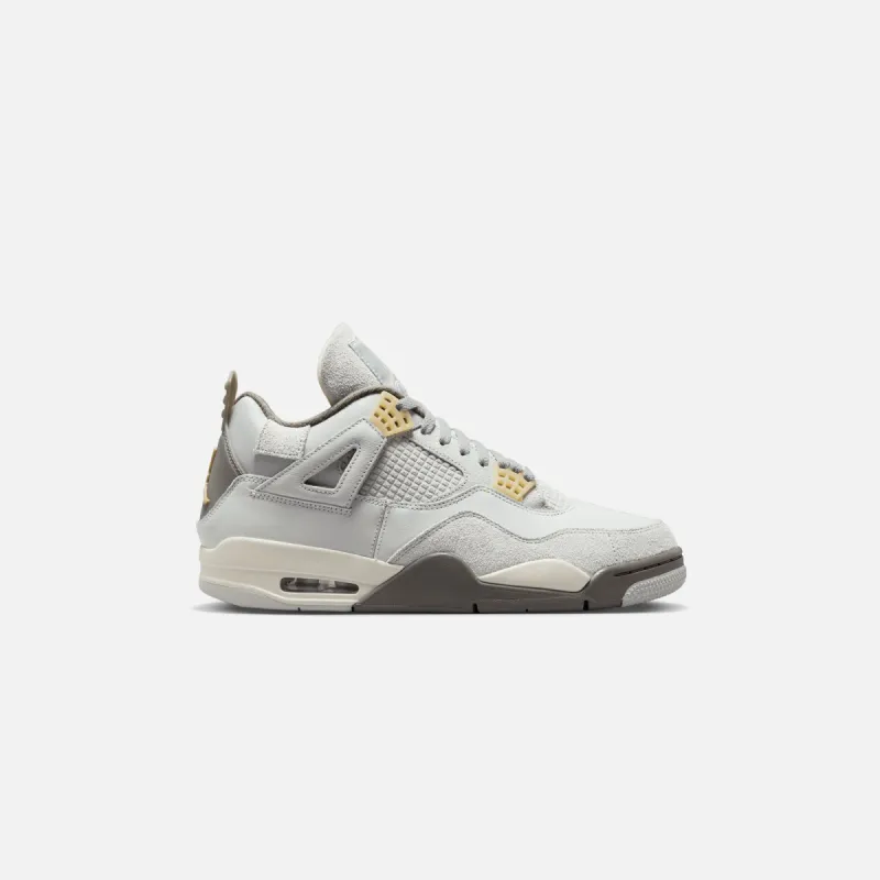 Nike Air Jordan 4 Retro SE - Photon Dust / Pale Vanilla / Off White sold by Kith