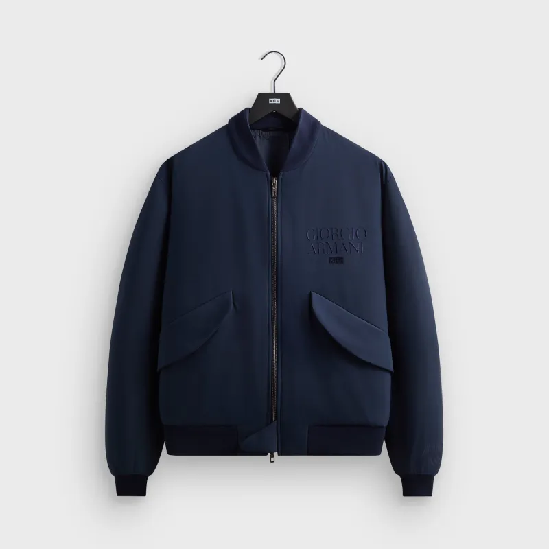 Giorgio Armani & Kith for the New York Knicks Bomber Jacket - Nocturnal made by Kith