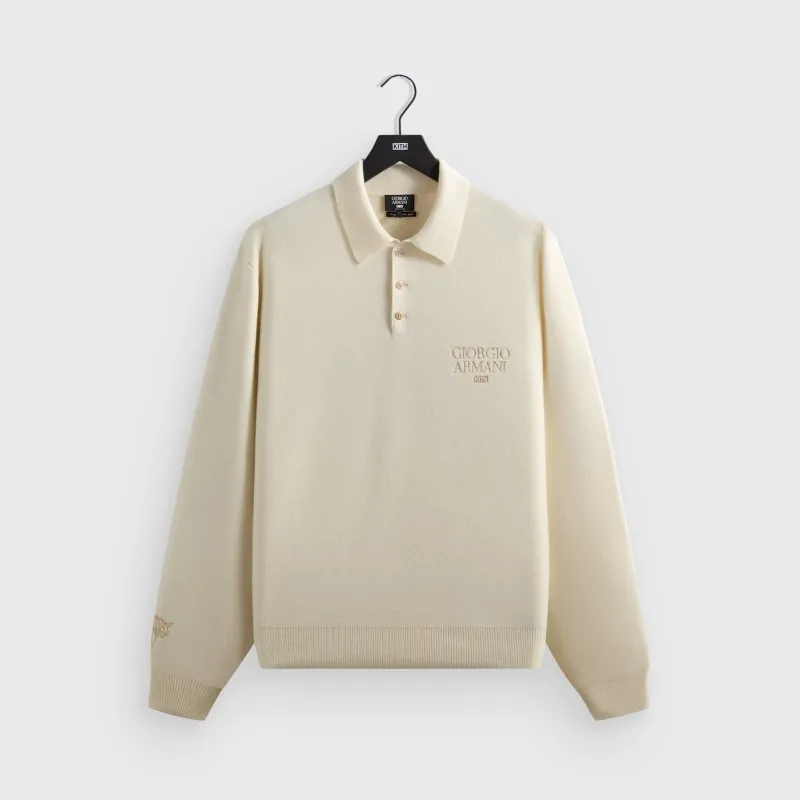 Giorgio Armani & Kith for the New York Knicks Harmon Rugby Polo - Sandrift made by Kith