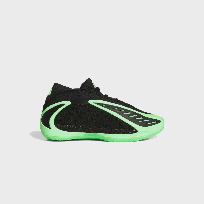 adidas x Anthony Edwards 2 - Core Black / Lime Burst made by Adidas