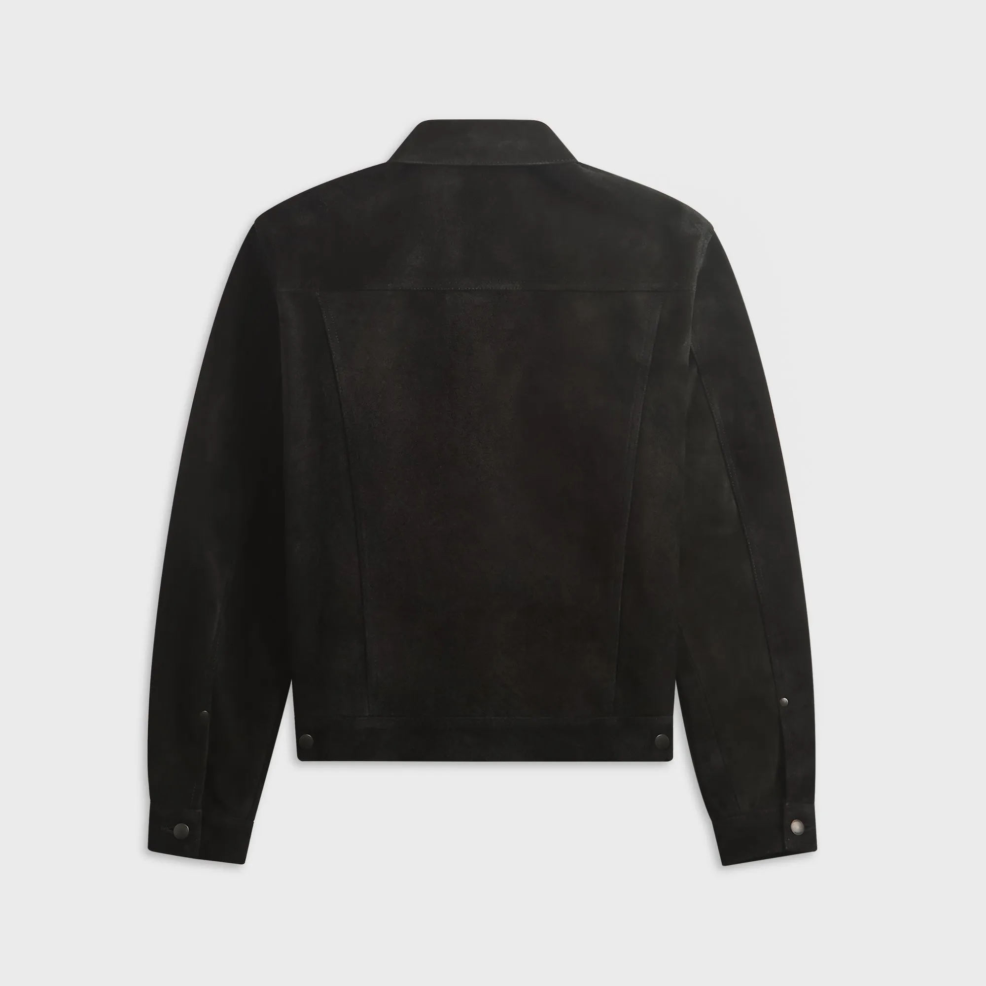 vowels Suede Trucker Jacket - Black sold by Kith product image thumbnail 2