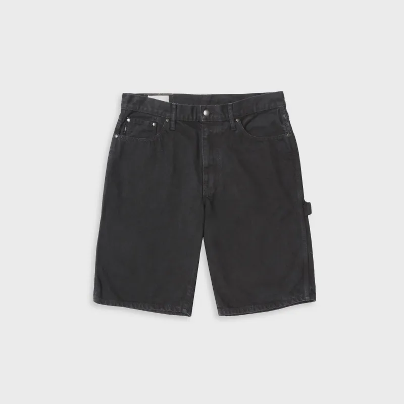 vowels Overdyed Painter Short - Black made by Vowels