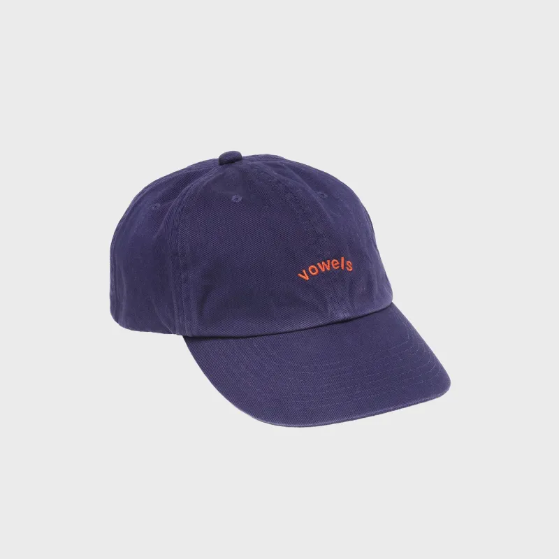 vowels Classic Logo Cap - Navy made by Vowels