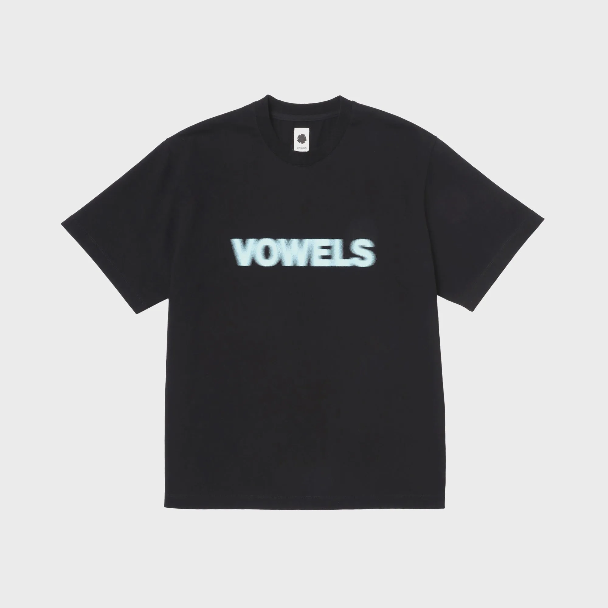 vowels Blur Tee - Black sold by Kith