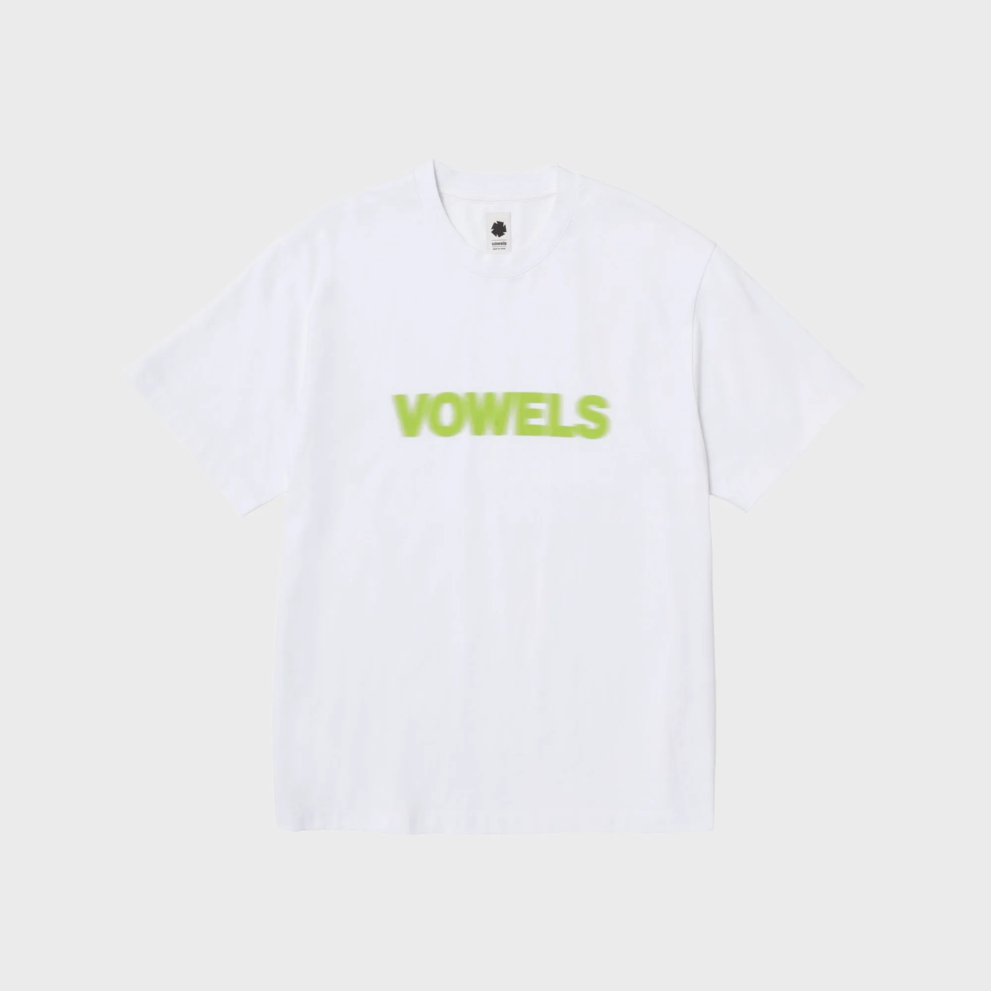 vowels Blur Tee - White sold by Kith
