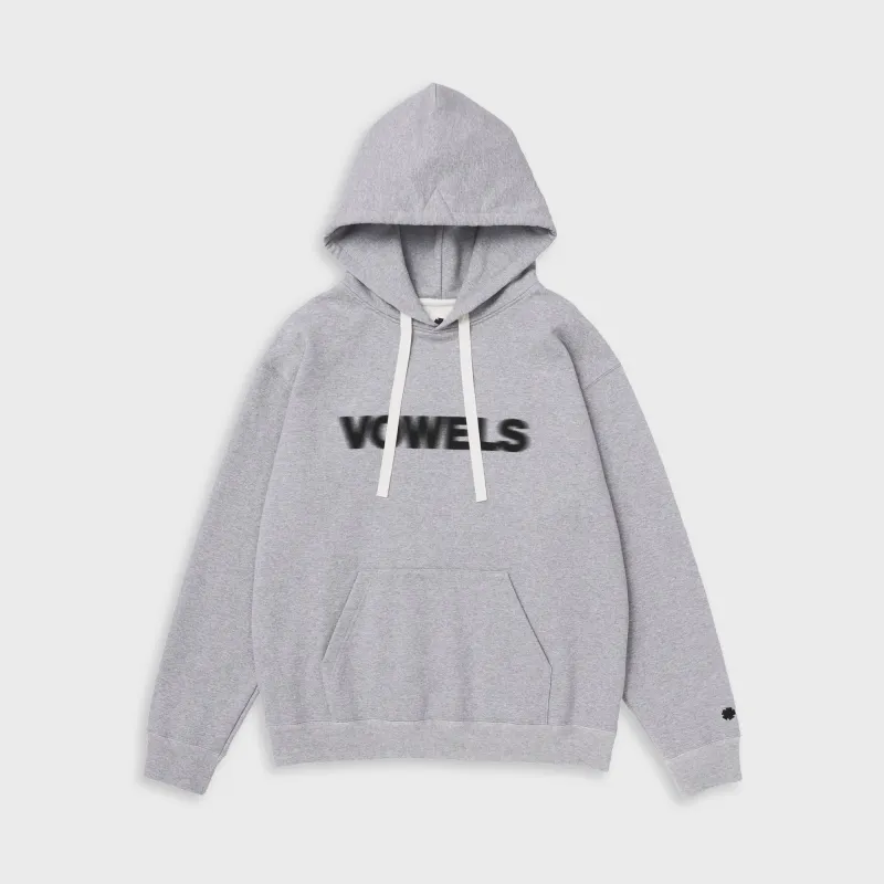vowels Blur Hoodie - Grey Heather made by Vowels