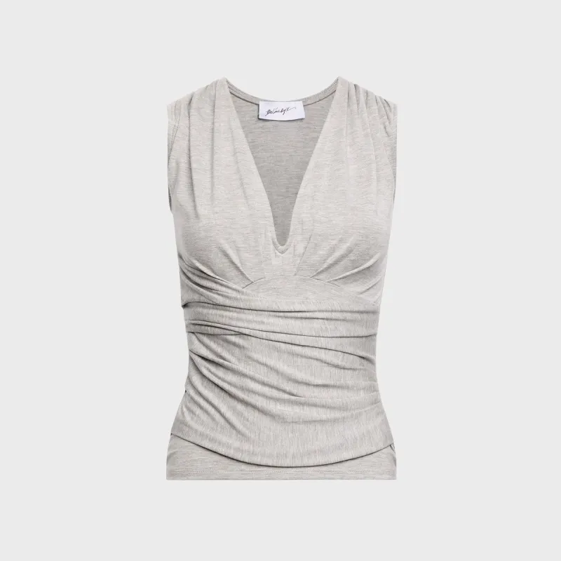 The Line by K Sunnery Top - Heather Grey made by The Line by K
