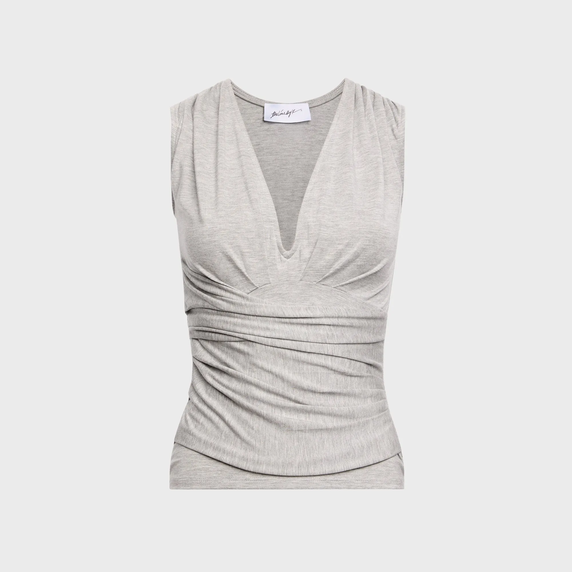 The Line by K Sunnery Top - Heather Grey sold by Kith