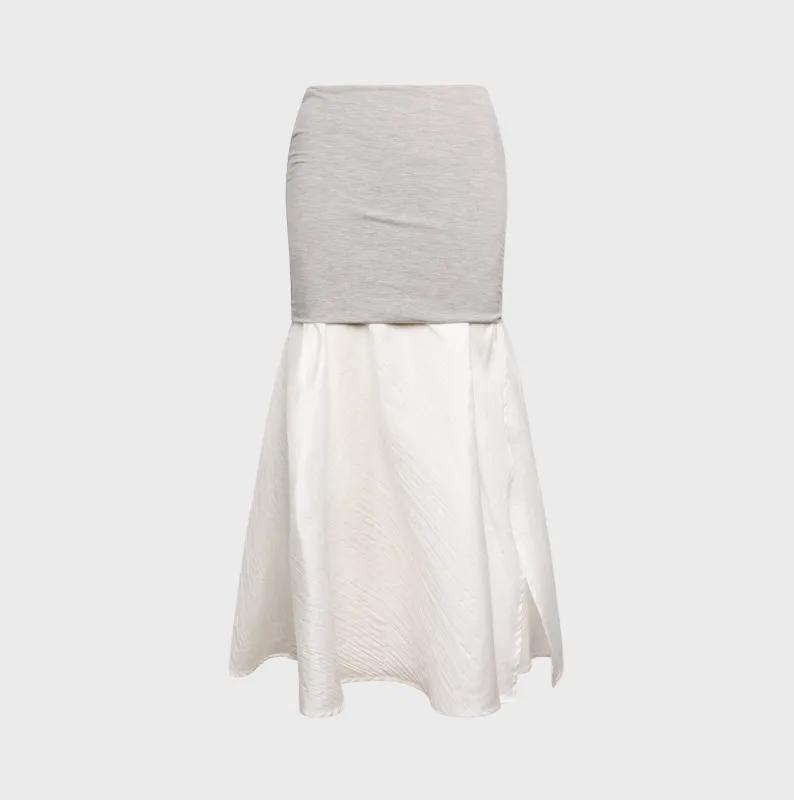 The Line by K Mari Skirt - Heather Grey made by The Line by K
