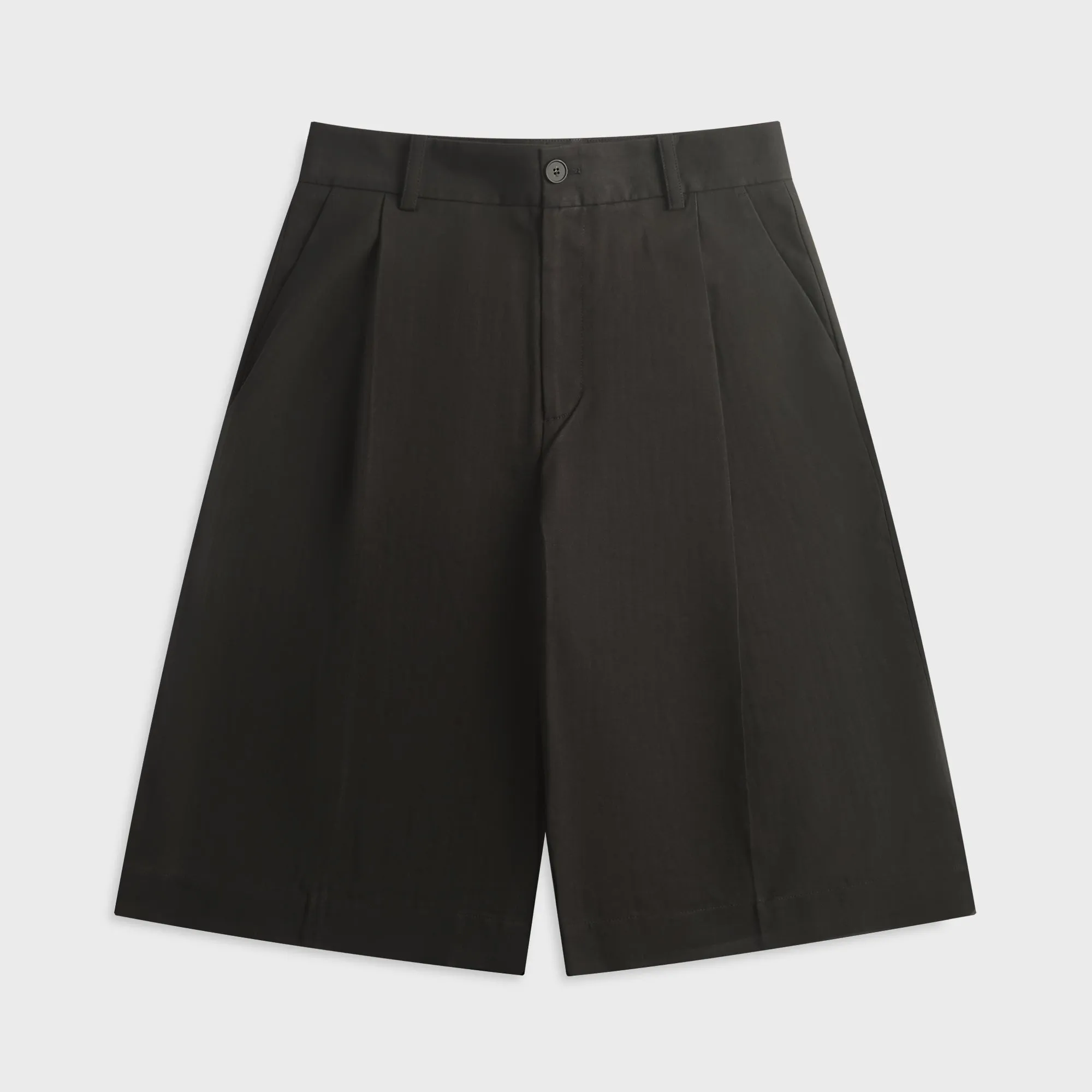 Studio Nicholson Fowld Short - Black sold by Kith